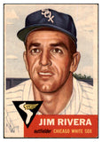 1953 Topps Baseball #156 Jim Rivera White Sox VG-EX 453454