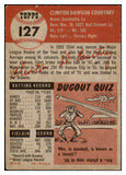 1953 Topps Baseball #127 Clint Courtney Browns VG-EX 453462