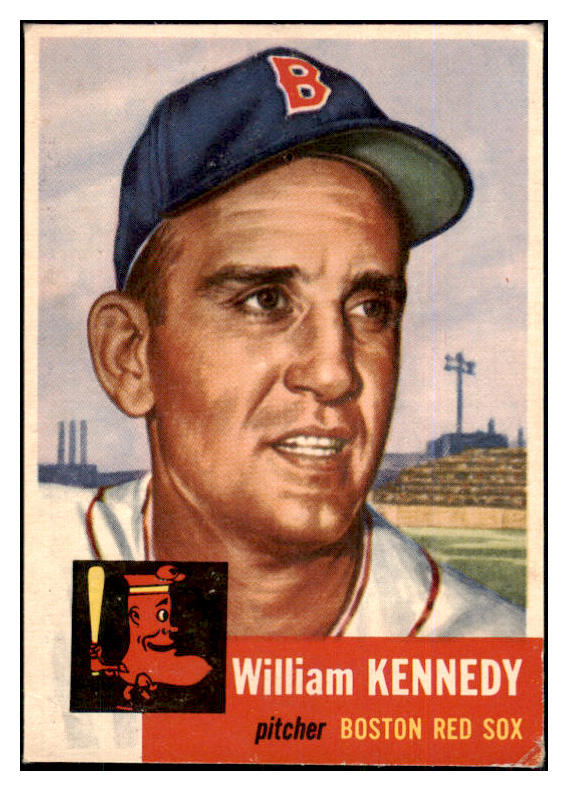 1953 Topps Baseball #094 Bill Kennedy Red Sox VG-EX 453471