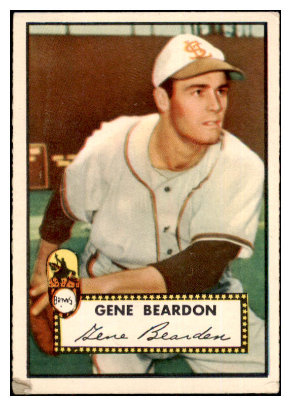 1952 Topps Baseball #229 Gene Beardon Browns Good 453514