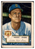 1952 Topps Baseball #222 Hoot Evers Tigers GD-VG 453519