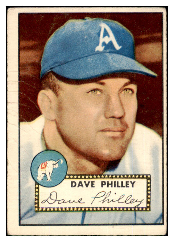 1952 Topps Baseball #226 Dave Philley A's GD-VG 453521