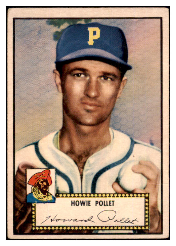 1952 Topps Baseball #063 Howie Pollet Pirates VG-EX Red 453524