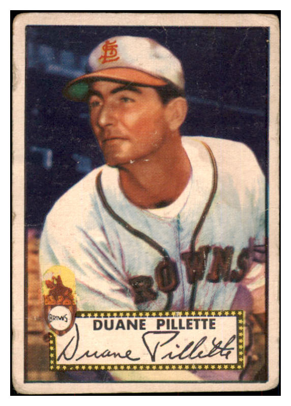 1952 Topps Baseball #082 Duane Pillette Browns GD-VG 453541