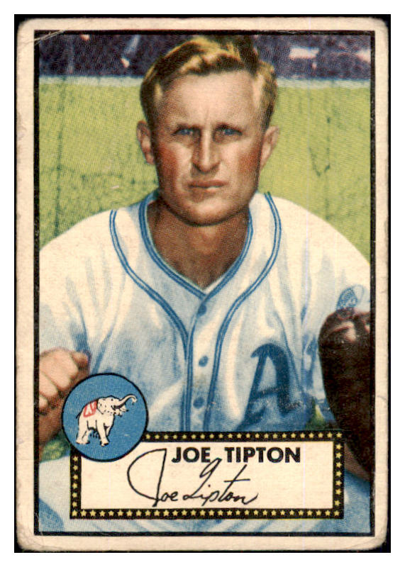 1952 Topps Baseball #134 Joe Tipton A's GD-VG 453574