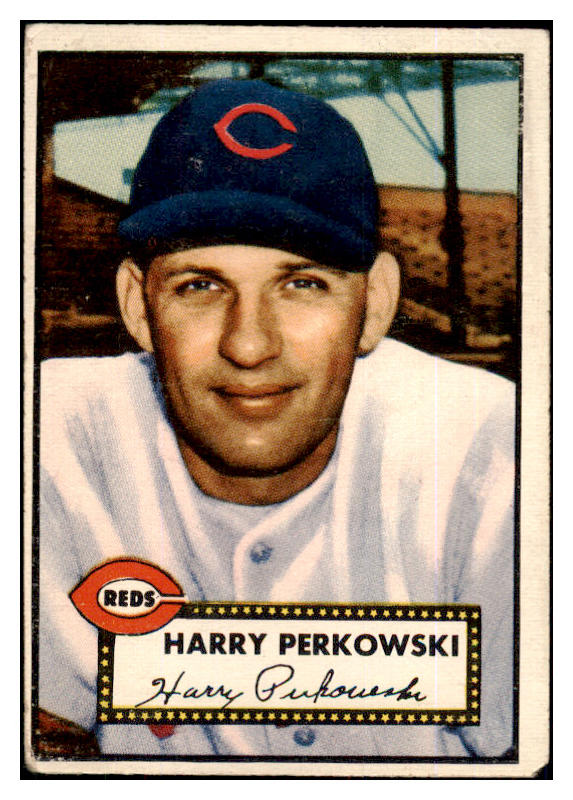 1952 Topps Baseball #142 Harry Perkowski Reds GD-VG 453576