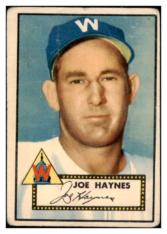 1952 Topps Baseball #145 Joe Haynes Senators GD-VG 453579