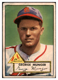 1952 Topps Baseball #115 George Munger Cardinals Good 453585