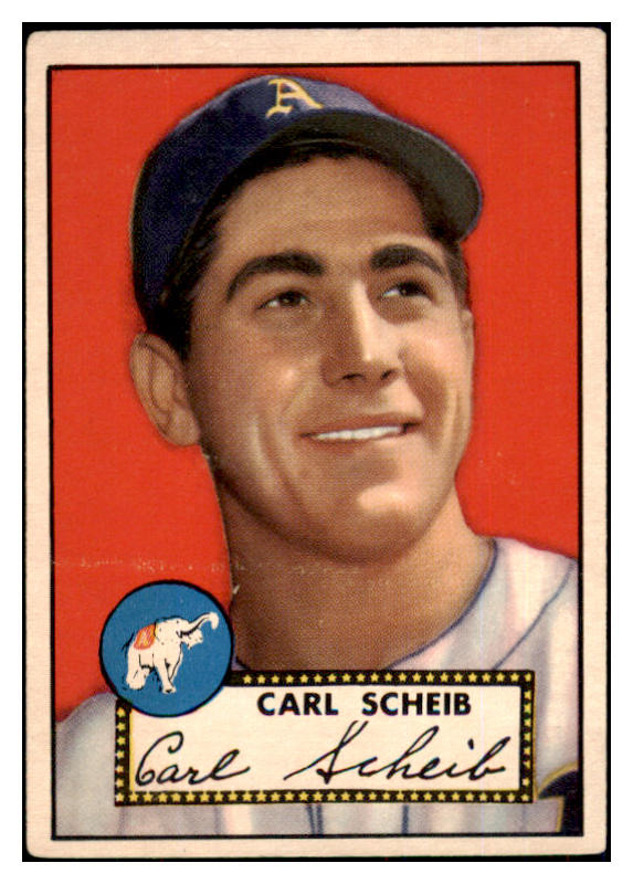 1952 Topps Baseball #116 Carl Scheib A's GD-VG 453587