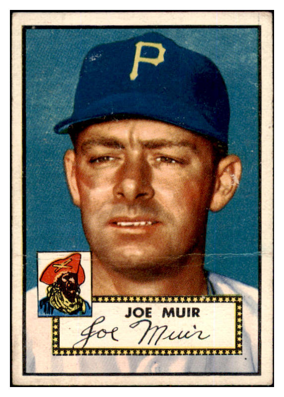 1952 Topps Baseball #154 Joe Muir Pirates Good 453595