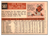 1959 Topps Baseball #507 Bob Hale Orioles EX 453599