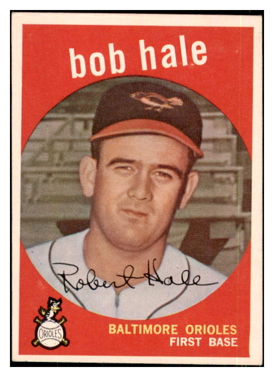 1959 Topps Baseball #507 Bob Hale Orioles EX 453600