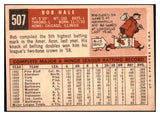 1959 Topps Baseball #507 Bob Hale Orioles EX 453600
