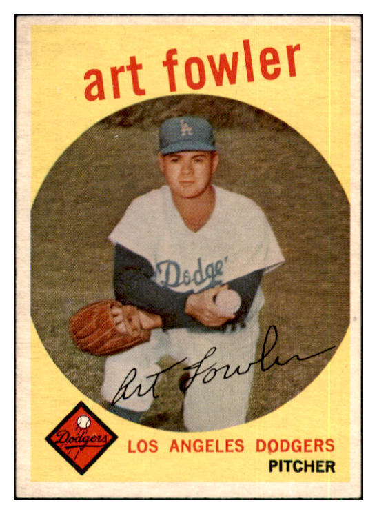 1959 Topps Baseball #508 Art Fowler Dodgers NR-MT 453602