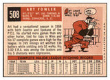 1959 Topps Baseball #508 Art Fowler Dodgers NR-MT 453603
