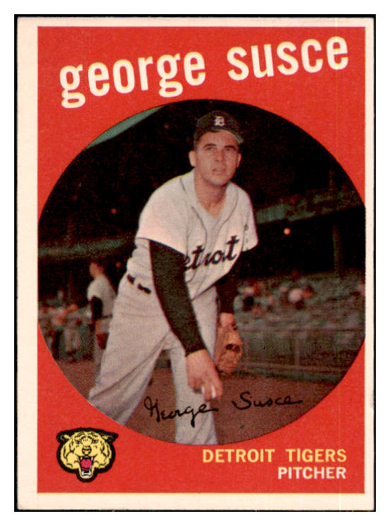 1959 Topps Baseball #511 George Susce Tigers EX-MT 453608