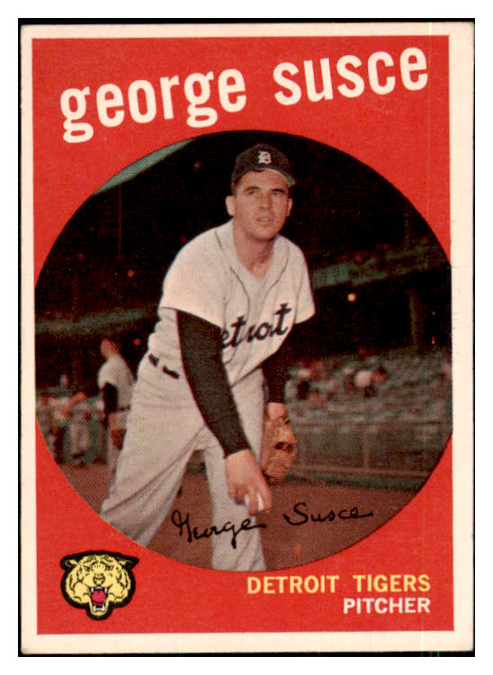 1959 Topps Baseball #511 George Susce Tigers EX-MT 453609