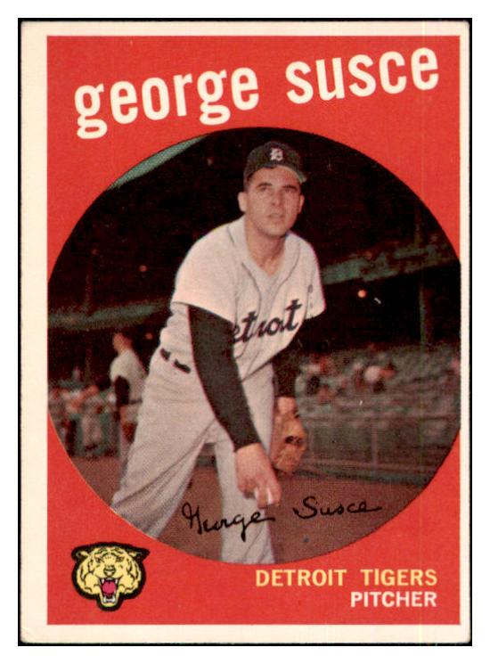1959 Topps Baseball #511 George Susce Tigers EX 453611