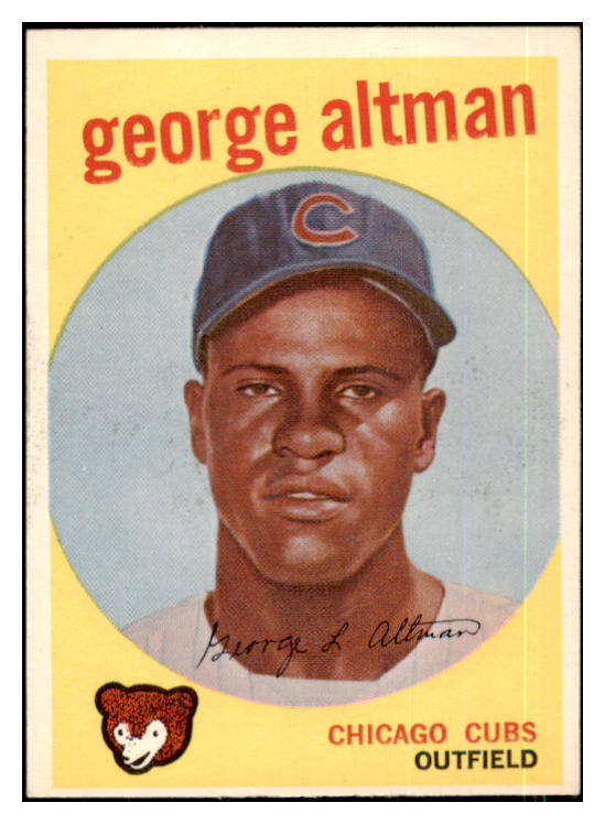 1959 Topps Baseball #512 George Altman Cubs EX-MT 453612