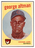 1959 Topps Baseball #512 George Altman Cubs VG-EX 453613