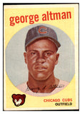 1959 Topps Baseball #512 George Altman Cubs VG-EX 453614