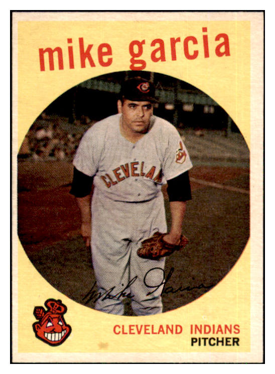 1959 Topps Baseball #516 Mike Garcia Indians EX-MT 453622
