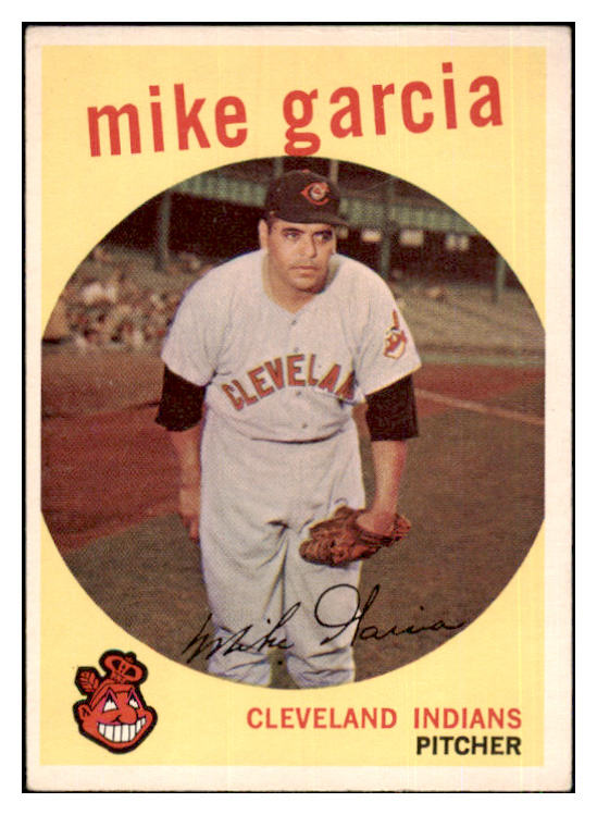 1959 Topps Baseball #516 Mike Garcia Indians EX 453623