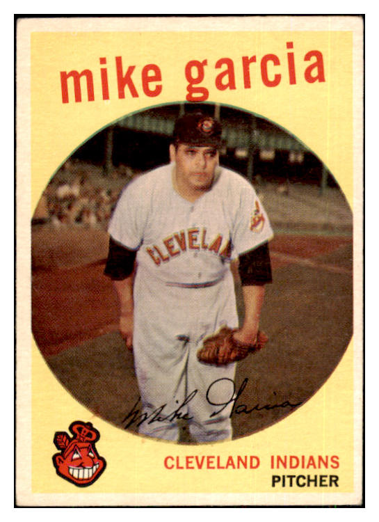 1959 Topps Baseball #516 Mike Garcia Indians EX 453625