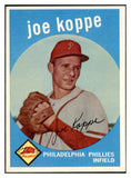 1959 Topps Baseball #517 Joe Koppe Phillies EX-MT 453630