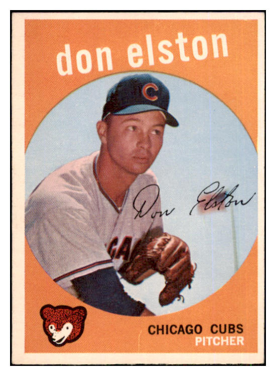 1959 Topps Baseball #520 Don Elston Cubs EX-MT 453646