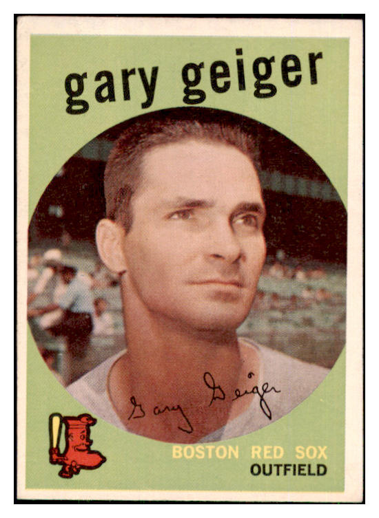 1959 Topps Baseball #521 Gary Geiger Red Sox EX 453655