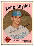 1959 Topps Baseball #522 Gene Snyder Dodgers EX-MT 453657