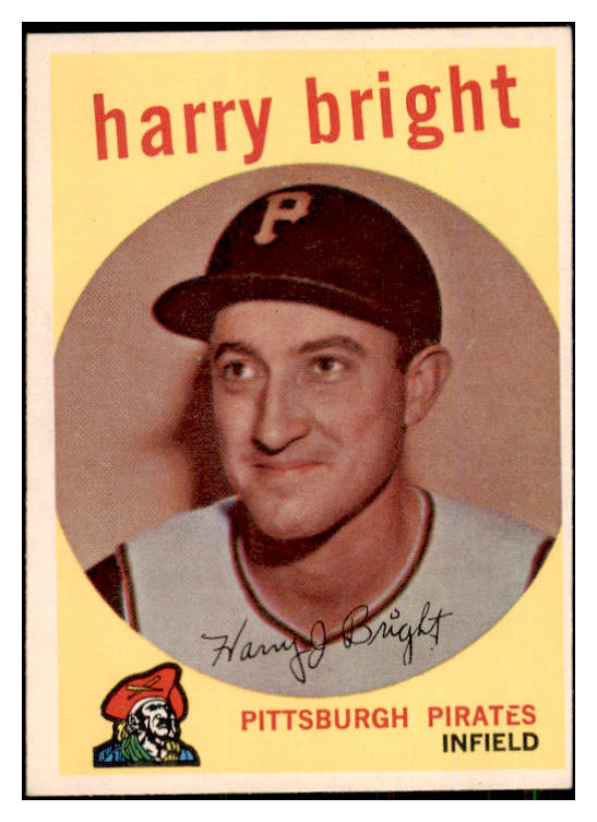 1959 Topps Baseball #523 Harry Bright Pirates NR-MT 453662