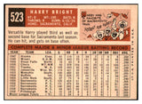 1959 Topps Baseball #523 Harry Bright Pirates NR-MT 453662