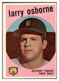 1959 Topps Baseball #524 Larry Osborne Tigers EX-MT 453668