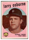 1959 Topps Baseball #524 Larry Osborne Tigers EX 453670