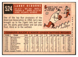 1959 Topps Baseball #524 Larry Osborne Tigers EX 453670