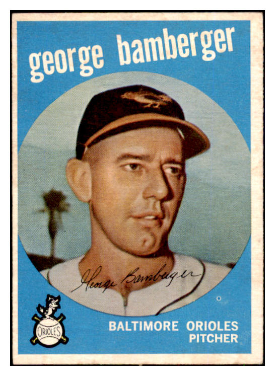 1959 Topps Baseball #529 George Bamberger Orioles EX 453696