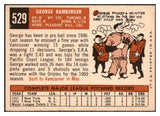 1959 Topps Baseball #529 George Bamberger Orioles EX 453696