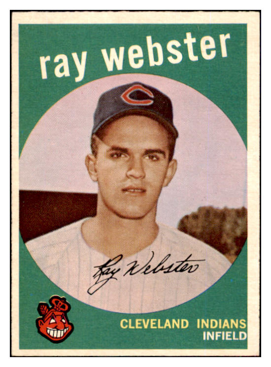 1959 Topps Baseball #531 Ray Webster Indians EX-MT 453704