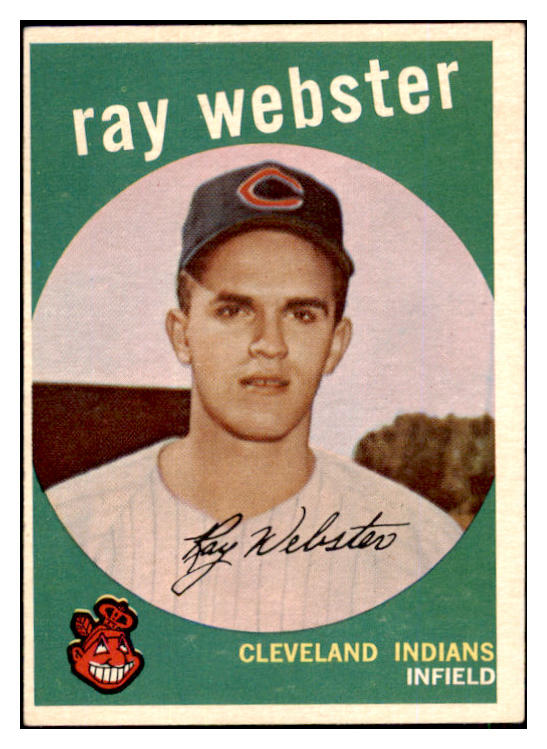 1959 Topps Baseball #531 Ray Webster Indians EX 453706