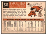 1959 Topps Baseball #532 Mark Freeman A's EX-MT 453710