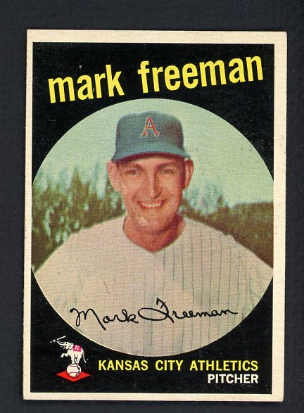 1959 Topps Baseball #532 Mark Freeman A's EX 453712