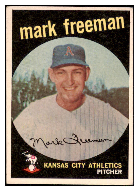 1959 Topps Baseball #532 Mark Freeman A's VG-EX 453714