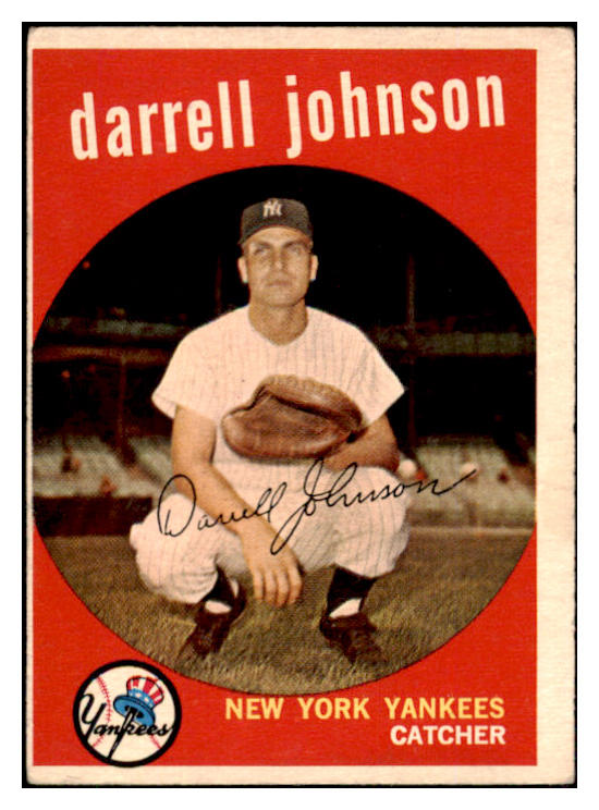 1959 Topps Baseball #533 Darrell Johnson Yankees VG-EX 453721