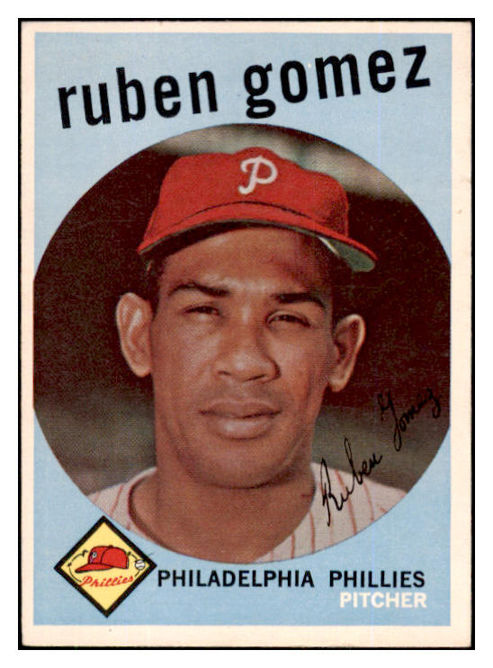 1959 Topps Baseball #535 Ruben Gomez Phillies VG-EX 453733