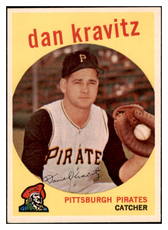 1959 Topps Baseball #536 Dan Kravitz Pirates NR-MT 453734
