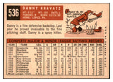 1959 Topps Baseball #536 Dan Kravitz Pirates NR-MT 453734