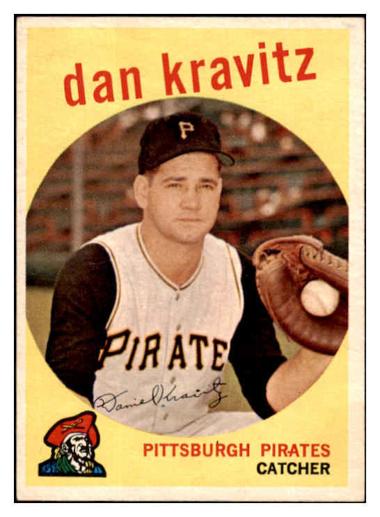 1959 Topps Baseball #536 Dan Kravitz Pirates EX-MT 453735