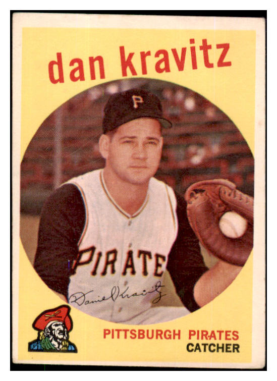 1959 Topps Baseball #536 Dan Kravitz Pirates VG-EX 453738